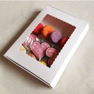 White Cookie Boxes - 10